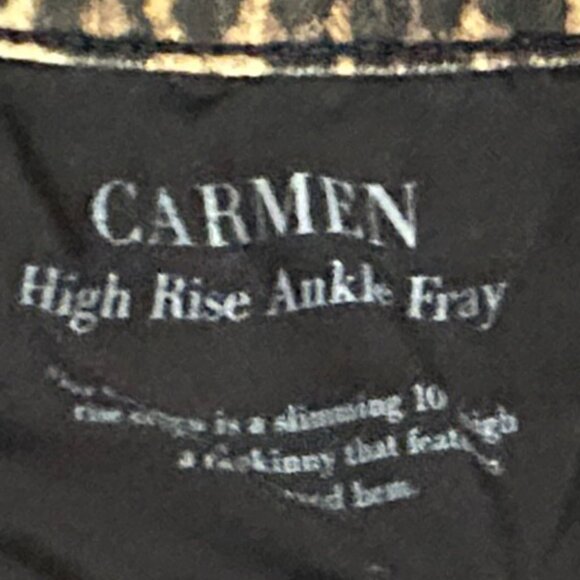 Black Orchard Carmen Cheetah Print Jeans - Picture 8 of 11